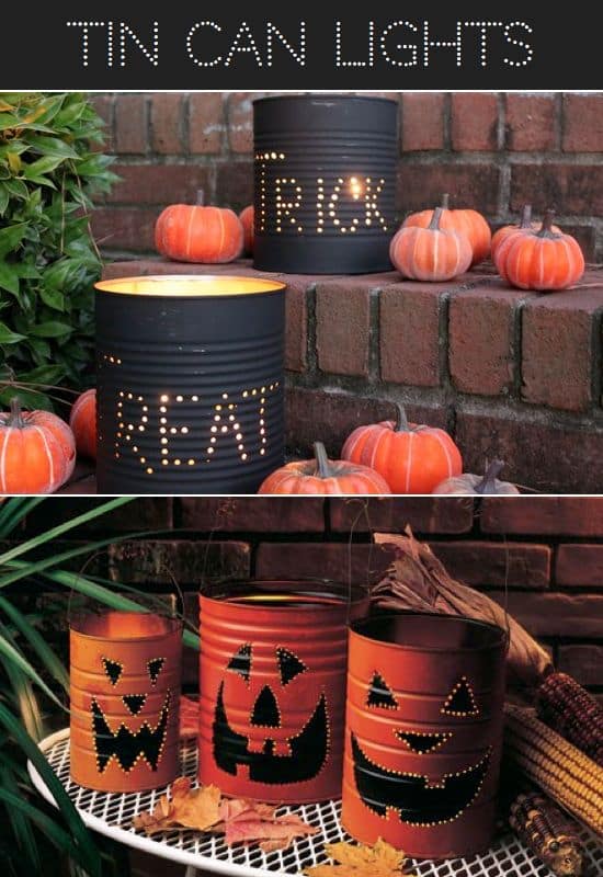 Come creare delle decorazioni di Halloween con lattine e scatolette