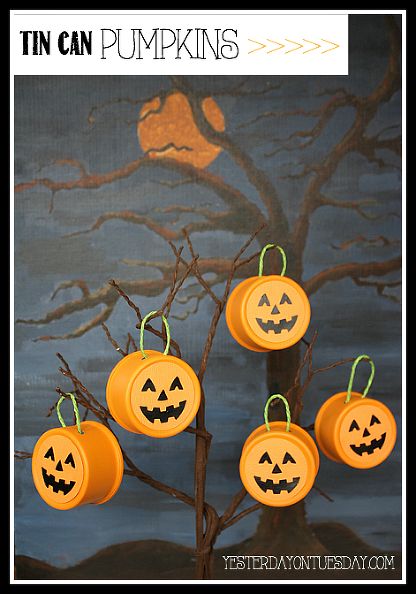 Come creare delle decorazioni di Halloween con lattine e scatolette