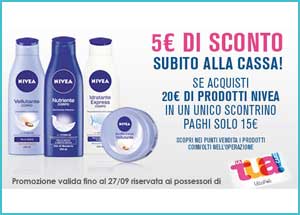 Buono sconto Nivea da Lillapois