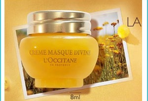 Crema maschera Divine LOccitane in omaggio