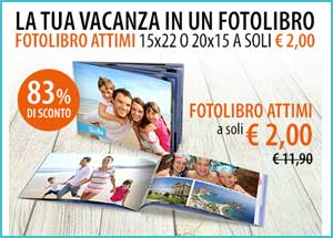 Fotolibro delle vacanze a solo 2 euro