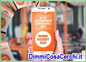 Wind Ticket Day autobus omaggio