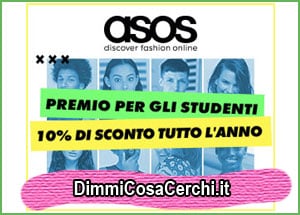 Asos sconto studenti