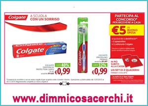 Buono spesa Colgate e pazza spesa da Ipersoap + quaderni omaggio