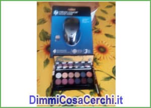 Palette di ombretti e mouse gratis con Amazon