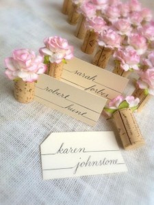 Segnaposto per matrimonio fai da te
