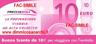 Buono sconto Trenitalia da 10€