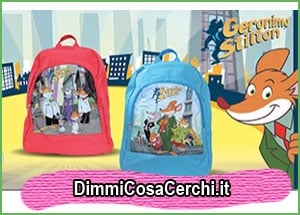 Amadori ti regala lo zainetto di Geronimo Stilton