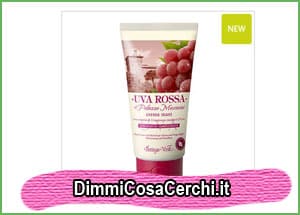 Donna Moderna con crema corpo Uva Rossa Bottega Verde