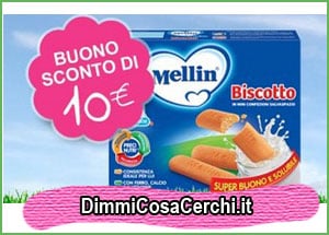 Buono sconto Mellin da 10 euro