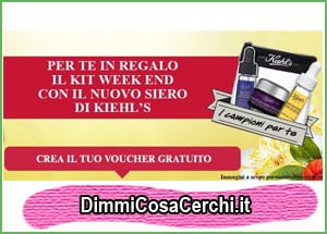 campioncini omaggio kiehls