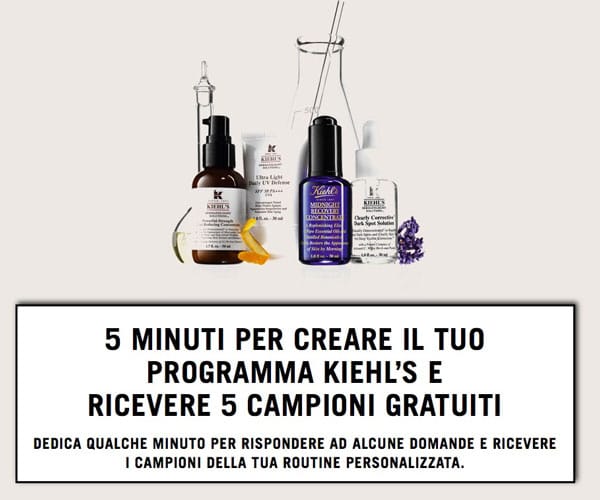 campioni omaggio kiehls