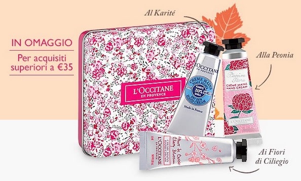 offerta benvenuto loccitane