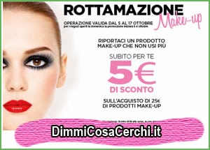 Rottamazione make up da Ipersoap