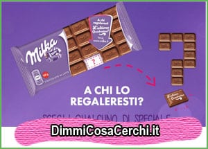 ultimo quadratino di Milka