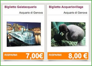 Buoni sconto Acquario di Genova