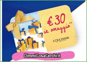 L'Occitane, fino a 30€ di sconto in omaggio