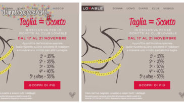 lovable taglia sconto