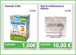 Sconto test intolleranza al lattosio con Unilife