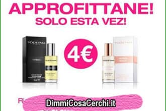 Yodeyma, campioni omaggio di profumo