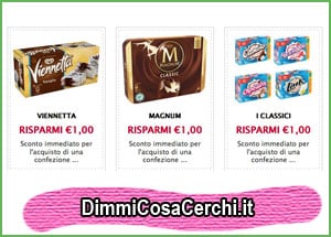 Buoni sconto Algida su Buonpertutti