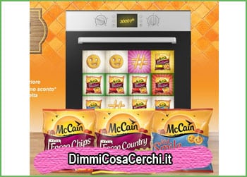 Buoni sconto McCain con Patacrush