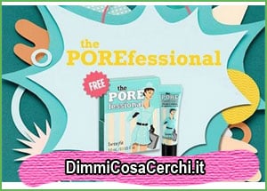 Campione omaggio The Porefessional di Benefit Cosmetics