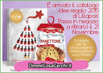 Mini panettone omaggio da Lillapois