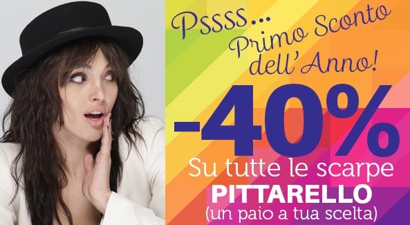 Pittarello buono sconto 40% sulle scarpe | DimmiCosaCerchi