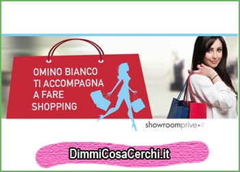 Buono sconto Showroomprive con Omino Bianco