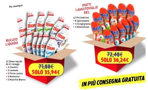 Detersivi Henkel, prezzi da grossista