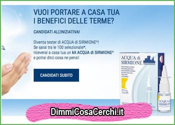 Diventa tester Acqua di Sirmione con Donna Moderna