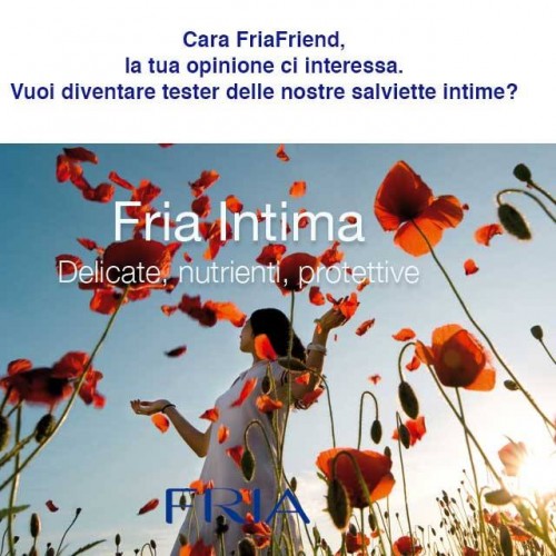 Diventa tester salviette Fria