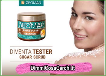 Geomar Sugar Scrub, candidati come tester