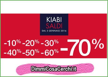 kiabi saldi e codice sconto