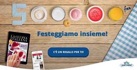 Abbonamento digitale omaggio con Parmalat