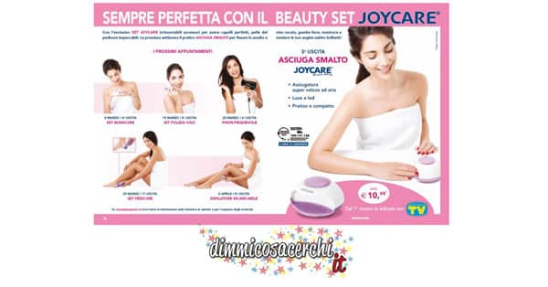 Asciugasmalto Joycare in edicola con TV Sorrisi e Canzoni