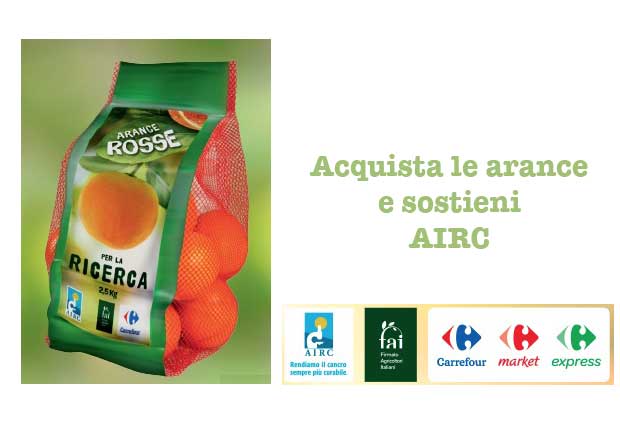Con le arance rosse sostieni AIRC 1