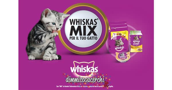 Concorso Whiskas, vinci una fornitura annuale