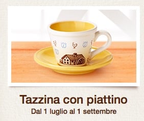 Evento tazza con piattino Mulino Bianco