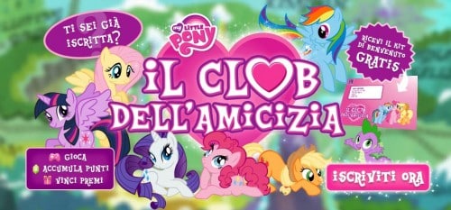 Kit di benvenuto omaggio da Little Pony