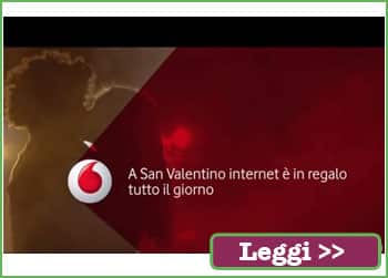 San Valentino Vodafone, navighi gratis tutto il giorno