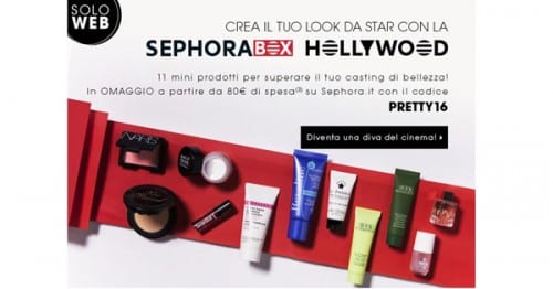 Sephora Box in regalo con il tuo ordine