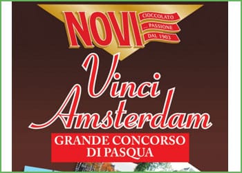 Uovo di Pasqua Novi, vinci Amsterdam con il concorso