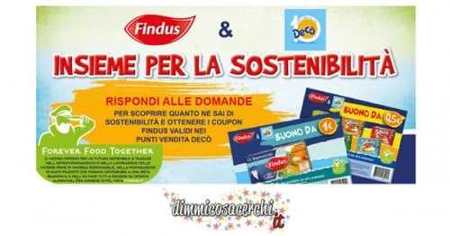 Buoni sconto Findus supermercati Decò