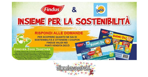 Buoni sconto Findus supermercati Decò