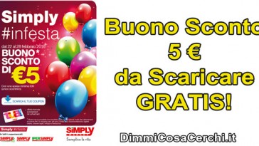 Buono sconto Simply Market