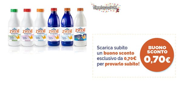 Buono sconto Zymil latte Parmalat