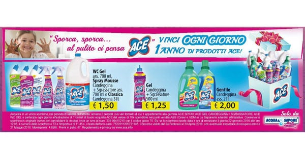 ACE CANDEGGINA GEL E SGRASSATORE 500ML