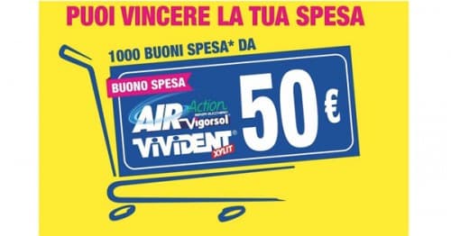 Concorso Vigorsol, vinci 1.000 Buoni spesa